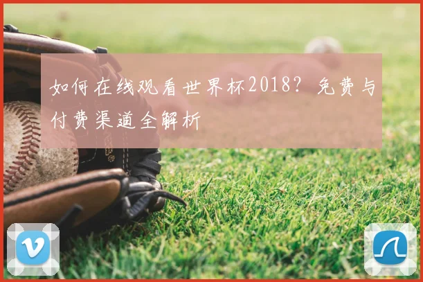 如何在线观看世界杯2018？免费与付费渠道全解析